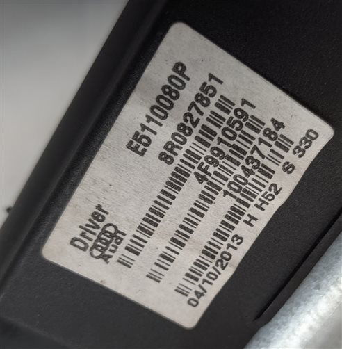 Thumbnail 7: 09-14 AUDI Q5 SQ5 (B8 8R) REAR LEFT TRUNK LIFTGATE HATCH LID LIFT ASSIST MOTOR 