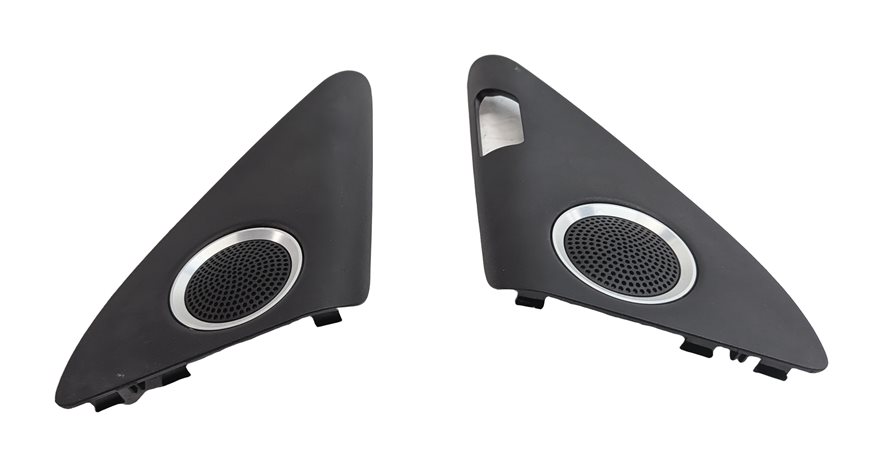 Thumbnail 2: 2014 AUDI Q5 (B8 8R) FRONT LEFT & RIGHT DOOR TWEETER SPEAKER GRILLE COVER SET/2