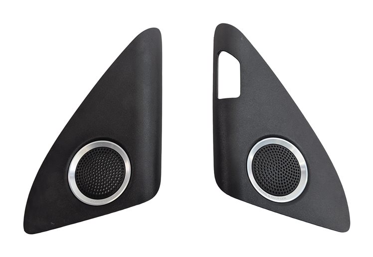 Thumbnail 3: 2014 AUDI Q5 (B8 8R) FRONT LEFT & RIGHT DOOR TWEETER SPEAKER GRILLE COVER SET/2