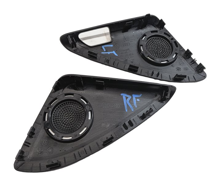 Thumbnail 4: 2014 AUDI Q5 (B8 8R) FRONT LEFT & RIGHT DOOR TWEETER SPEAKER GRILLE COVER SET/2