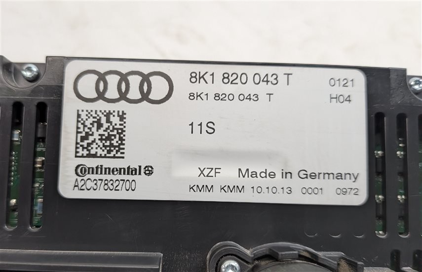 Thumbnail 7: 13-17 AUDI A4 S4 A5 S5 RS5 Q5 SQ5 (B8 8K 8T 8R) HEATER A/C TEMPERATURE CONTROL