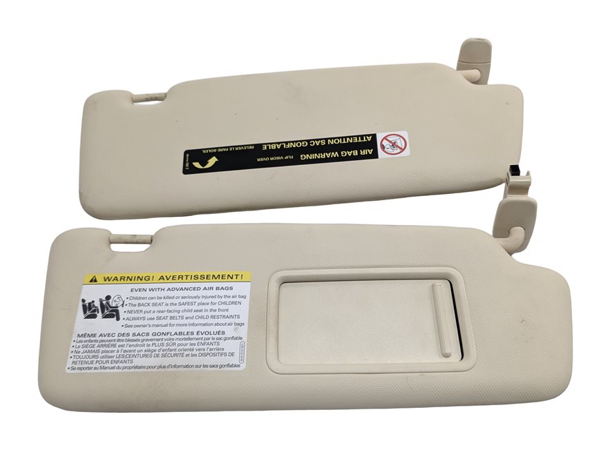 Thumbnail 2: 2013-2016 AUDI Q5 SQ5 (B8 8R) FRONT LEFT & RIGHT SUNVISOR SUN SHADE SET(Beige)