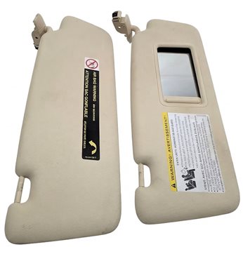 Thumbnail 3: 2013-2016 AUDI Q5 SQ5 (B8 8R) FRONT LEFT & RIGHT SUNVISOR SUN SHADE SET(Beige)
