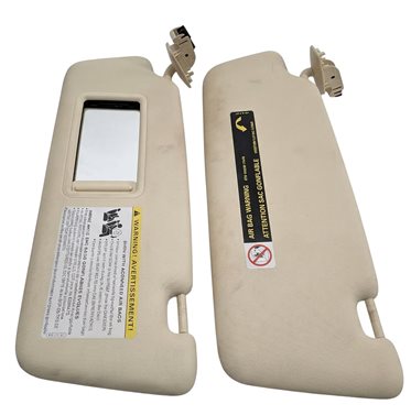 Thumbnail 4: 2013-2016 AUDI Q5 SQ5 (B8 8R) FRONT LEFT & RIGHT SUNVISOR SUN SHADE SET(Beige)