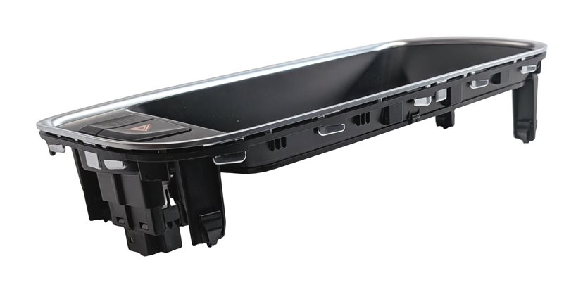 Thumbnail 4: 2014 AUDI Q5 (B8 8R) FRONT CENTER DASH INFORMATION DISPLAY SCREEN TRIM BEZEL