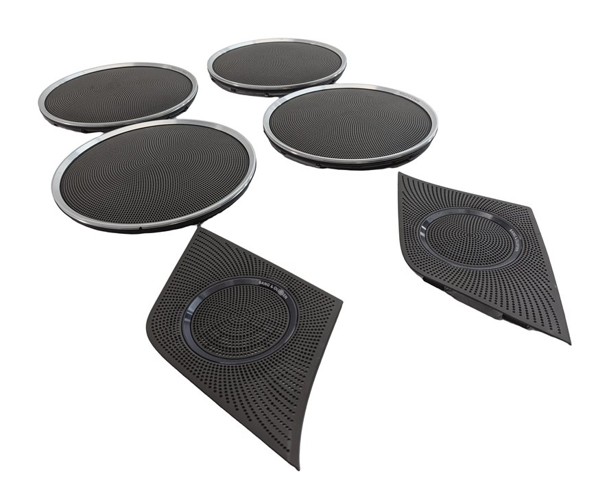 Thumbnail 2: 2014 AUDI Q5 (B8 8R) BANG & OLUFSEN AUDIO DOOR SPEAKER GRILLE COVER SET/6
