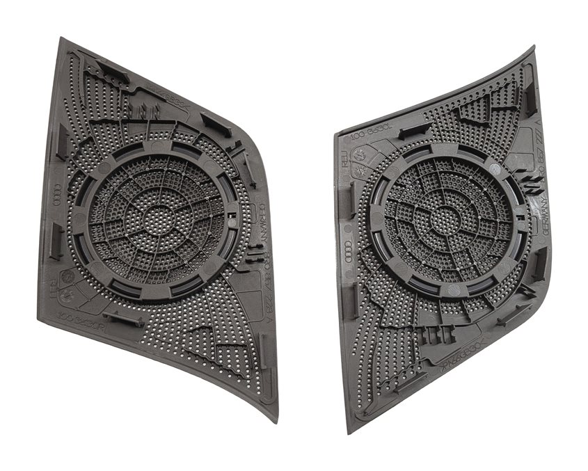 Thumbnail 4: 2014 AUDI Q5 (B8 8R) BANG & OLUFSEN AUDIO DOOR SPEAKER GRILLE COVER SET/6