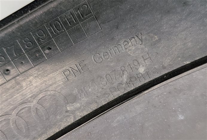 Thumbnail 6: 2014 AUDI Q5 (B8 8R) REAR LOWER BUMPER TRIM MOULDING VALANCE PANEL