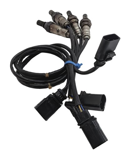 Thumbnail 3: 2014 AUDI Q5 (B8 8R) 3.0L SUPER (CTUC) ENGINE OXYGN O2 LAMBDA WIRE SENSOR SET/4