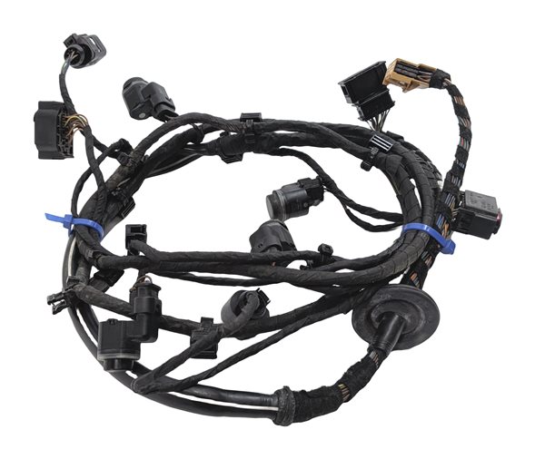 14 AUDI Q5 B8 8R REAR PARK ASSIST PDC DISTANCE CONTROL WIRE SENSOR SET/4 (Black)