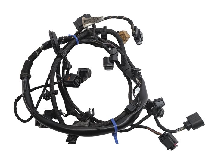 Thumbnail 4: 14 AUDI Q5 B8 8R REAR PARK ASSIST PDC DISTANCE CONTROL WIRE SENSOR SET/4 (Black)