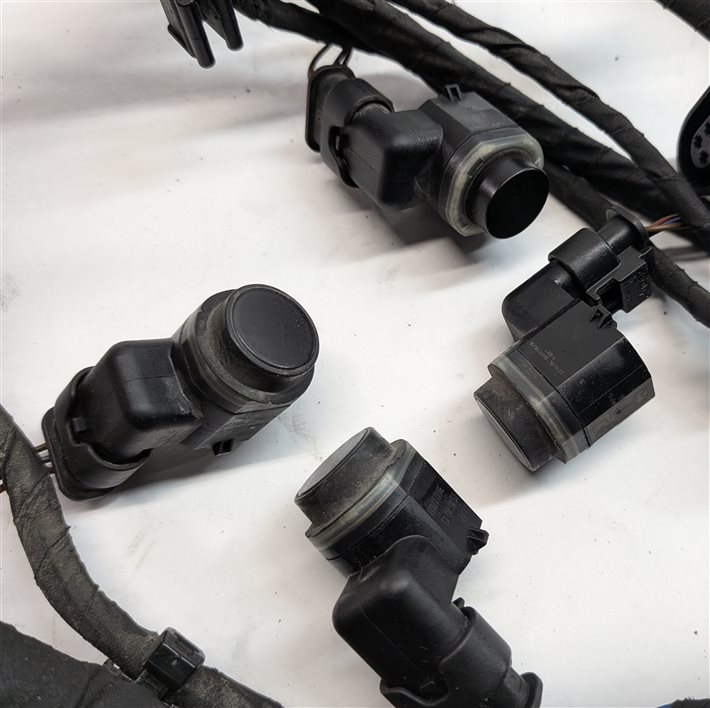 Thumbnail 8: 14 AUDI Q5 B8 8R REAR PARK ASSIST PDC DISTANCE CONTROL WIRE SENSOR SET/4 (Black)