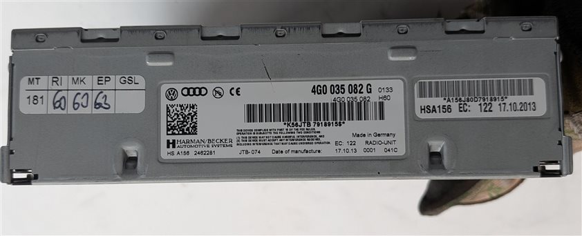 Thumbnail 6: 09-17 VW / AUDI A4 S6 Q3 Q5 Q7 RS5 S5 S6 TOUAREG RADIO RECEIVER CONTROL MODULE