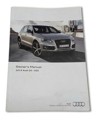 Thumbnail 5: 2014 AUDI Q5 (B8 8R) 3.0L SUPER (CTUC) ENGINE OWNERS MANUAL BOOKLET SET w/CASE