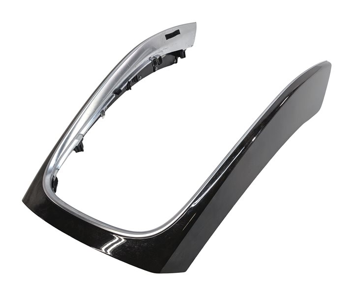 Thumbnail 2: 2014 AUDI Q5 (B8 8R) INTERIOR FRONT CENTER CONSOLE DASH DOOR TRIM SET/6 (Walnut)