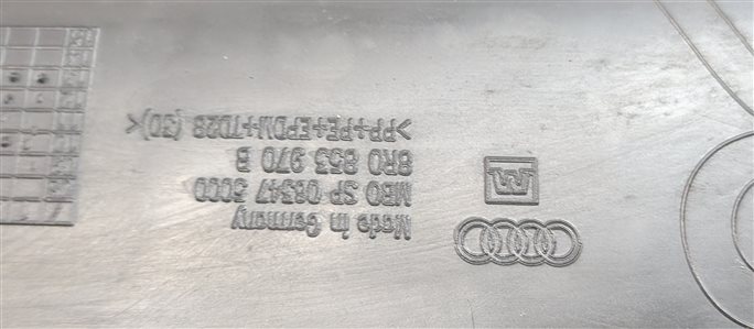 Thumbnail 4: 13-17 AUDI Q5 B8 8R REAR RIGHT DOOR EXTERIOR LOWER MOULDING RUNNER TRIM (Black)