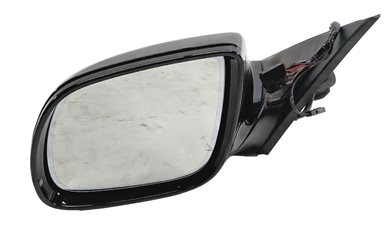 Thumbnail 3: 09-14 AUDI Q5 (B8 8R) LEFT PFOLD HEAT MEM AUTODIM BLIND SPOT DOOR MIRROR (Black)