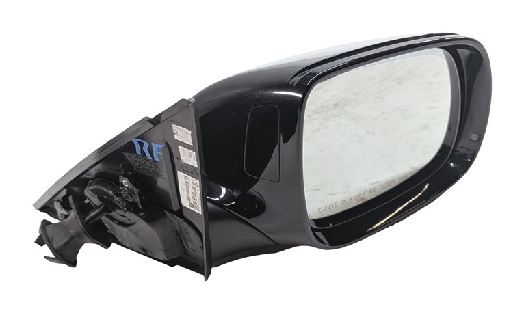09-14 AUDI Q5 B8 8R RIGHT PFOLD HEAT MEM AUTODIM BLIND SPOT DOOR MIRROR(Black)