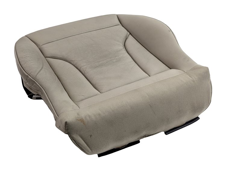 Thumbnail 4: 14 AUDI Q5 B8 8R FRONT LEFT DRIVER LOWER MEMORY HEATED SEAT CUSHION (Beige)