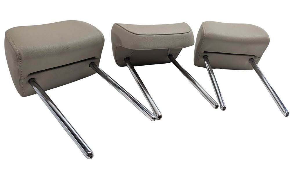 Thumbnail 2: 13-17 AUDI Q5 SQ5 (B8 8R) REAR LEFT CENTER RIGHT SEAT HEADREST SET/3 (Beige)