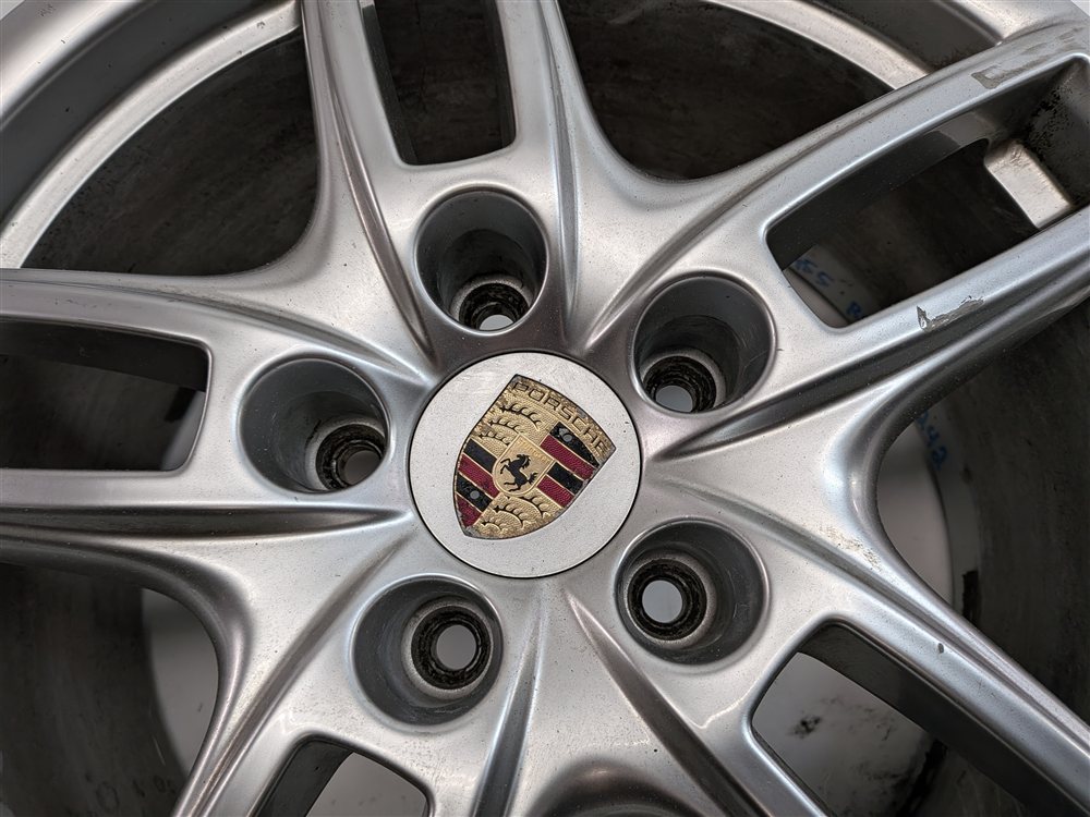 Thumbnail 6: 2011-2018 PORSCHE CAYENNE (958) 19x8.5 ALUMINUM ALLOY 5 DOUBLE SPOKE WHEEL RIM
