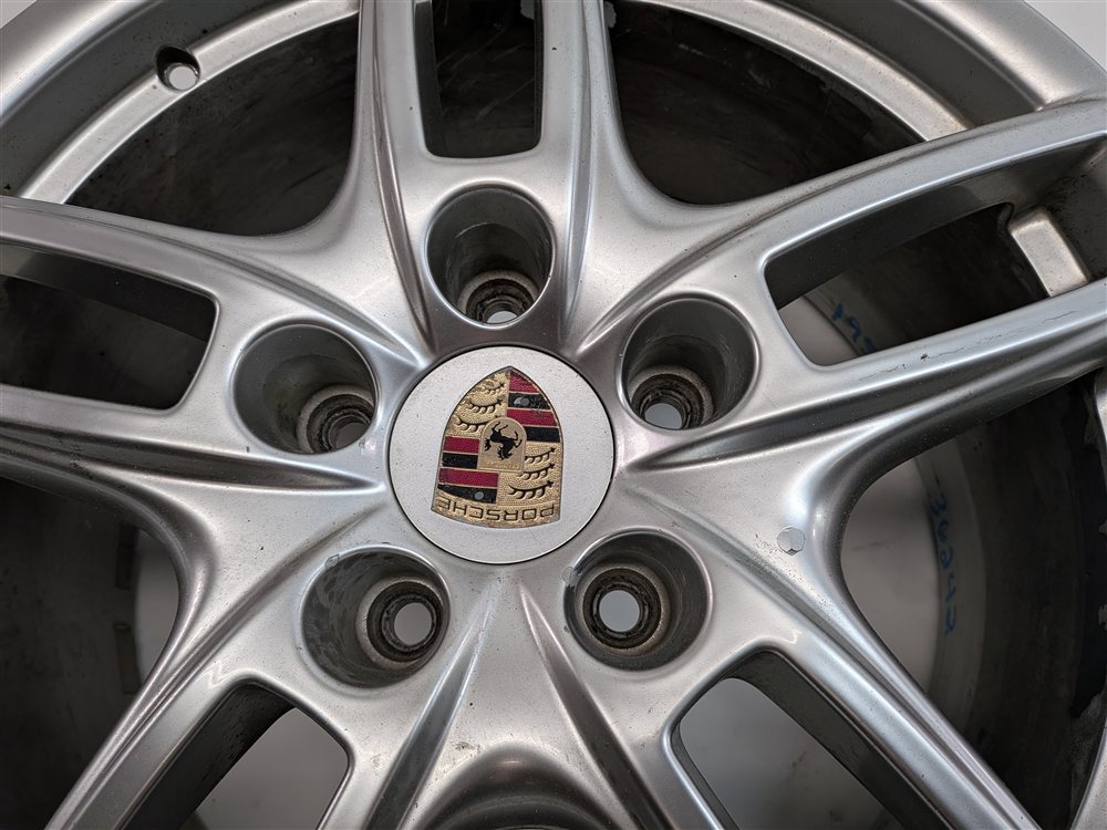 Thumbnail 6: 2011-2018 PORSCHE CAYENNE (958) 19x8.5 ALUMINUM ALLOY 5 DOUBLE SPOKE WHEEL RIM