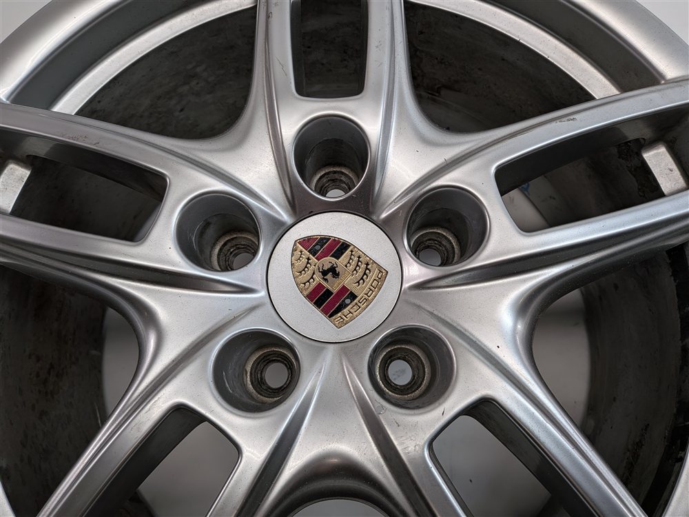 Thumbnail 6: 2011-2018 PORSCHE CAYENNE (958) 19x8.5 ALUMINUM ALLOY 5 DOUBLE SPOKE WHEEL RIM