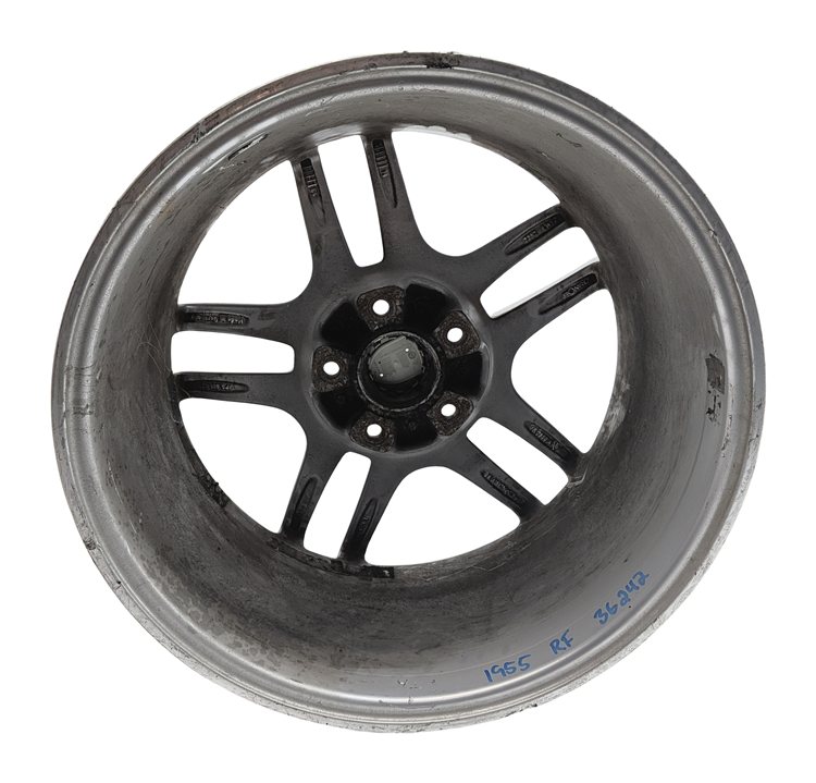 Thumbnail 3: 2011-2018 PORSCHE CAYENNE (958) 19x8.5 ALUMINUM ALLOY 5 DOUBLE SPOKE WHEEL RIM