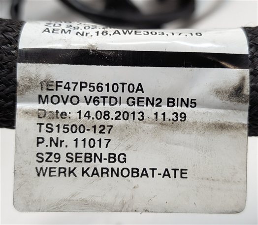Thumbnail 14: 2014 PORSCHE CAYENNE (958) 3.0L DIESEL (MCB.RB) ENGINE MOTOR WIRE WIRING HARNESS
