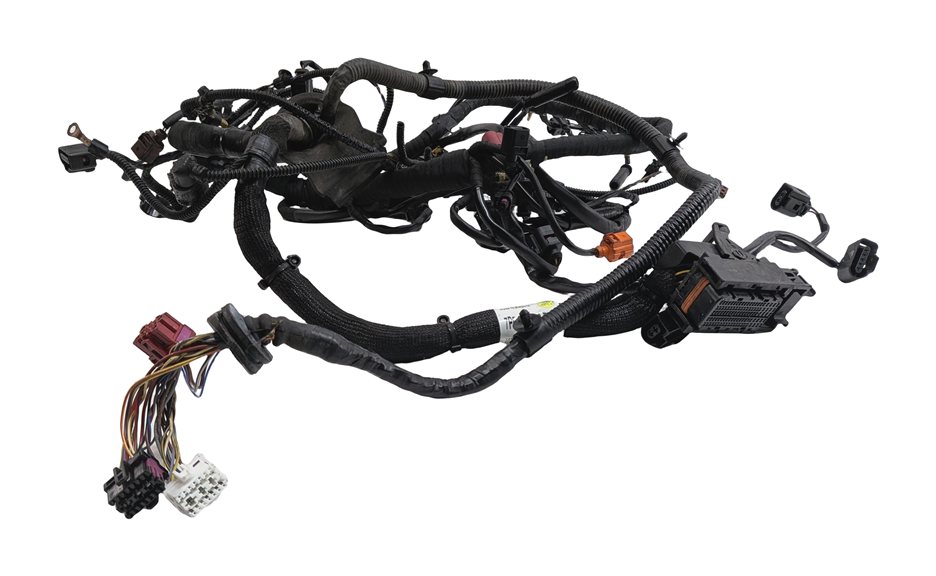 Thumbnail 4: 2014 PORSCHE CAYENNE (958) 3.0L DIESEL (MCB.RB) ENGINE MOTOR WIRE WIRING HARNESS