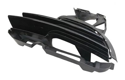 Thumbnail 4: 11-14 PORSCHE CAYENNE S 958 RIGHT FRONT PASSENGER BUMPER GRILLE TRIM (Black)