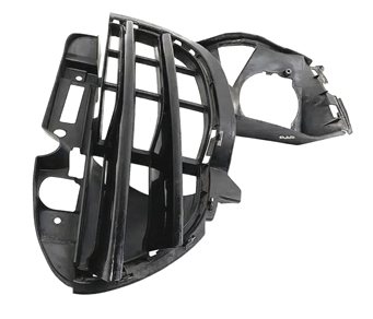 Thumbnail 3: 11-14 PORSCHE CAYENNE S 958 LEFT FRONT DRIVER LOWER BUMPER GRILLE TRIM (Black)