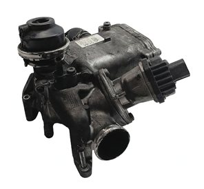 Thumbnail 5: 2013-2016 PORSCHE CAYENNE (958) 3.0L MCN.RB DIESEL ENGINE EGR COOLER w/ ACTUATOR