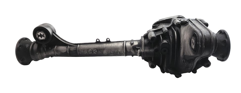 Thumbnail 2: 11-18 PORSCHE CAYENNE (958) 3.0L FRONT DIFFERENTIAL GEAR CARRIER w/ OUTPUT SHAFT