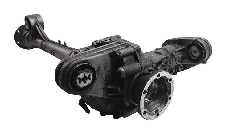 Thumbnail 4: 11-18 PORSCHE CAYENNE (958) 3.0L FRONT DIFFERENTIAL GEAR CARRIER w/ OUTPUT SHAFT
