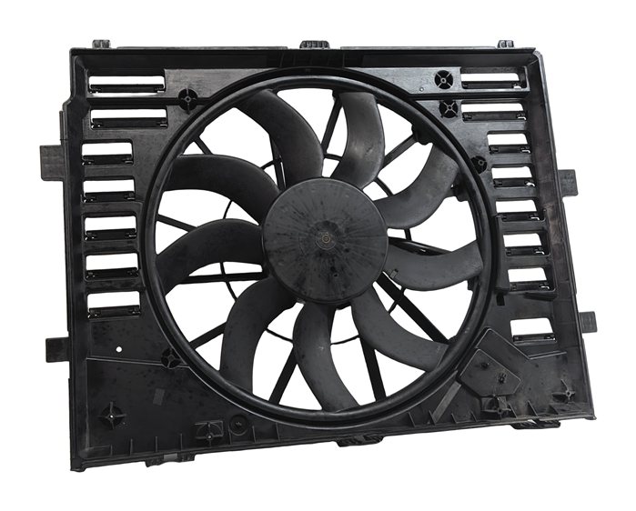 Thumbnail 2: 2011-2018 PORSCHE CAYENNE (958) 3.0L DIESEL & 4.8L ENGINE RADIATOR COOLING FAN