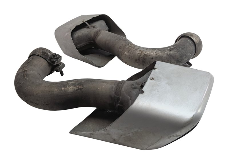 Thumbnail 2: 2011-2014 PORSCHE CAYENNE (958) 3.6L ENGINE MUFFLER PIPE EXHAUST TIP SET