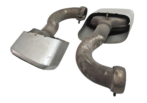 Thumbnail 3: 2011-2014 PORSCHE CAYENNE (958) 3.6L ENGINE MUFFLER PIPE EXHAUST TIP SET