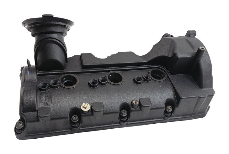 Thumbnail 2: 13-16 PORSCHE CAYENNE (958) 3.0L DIESEL (MCN.RB) LEFT DRIVER ENGINE VALVE COVER