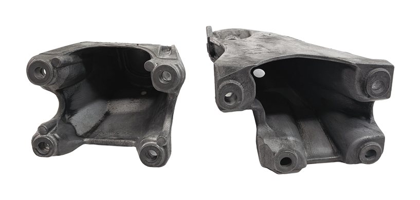 Thumbnail 6: 2014 PORSCHE CAYENNE (958) 3.0L DIESEL (MCB.RB) ENGINE MOTOR MOUNT BRACKET SET/2