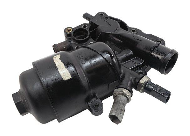 Thumbnail 3: 2014 PORSCHE CAYENNE (958) 3.0L DIESEL (MCB.RB) ENGINE MOTOR OIL FILTER HOUSING
