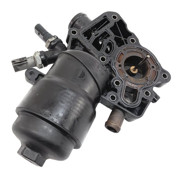 Thumbnail 5: 2014 PORSCHE CAYENNE (958) 3.0L DIESEL (MCB.RB) ENGINE MOTOR OIL FILTER HOUSING