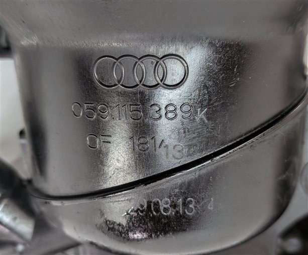 Thumbnail 6: 2014 PORSCHE CAYENNE (958) 3.0L DIESEL (MCB.RB) ENGINE MOTOR OIL FILTER HOUSING