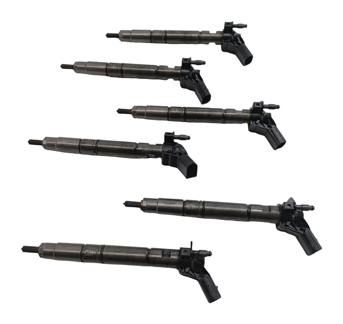 Thumbnail 3: 2013-2016 PORSCHE CAYENNE (958) 3.0L DIESEL ENGINE - FUEL INJECTOR SET-6