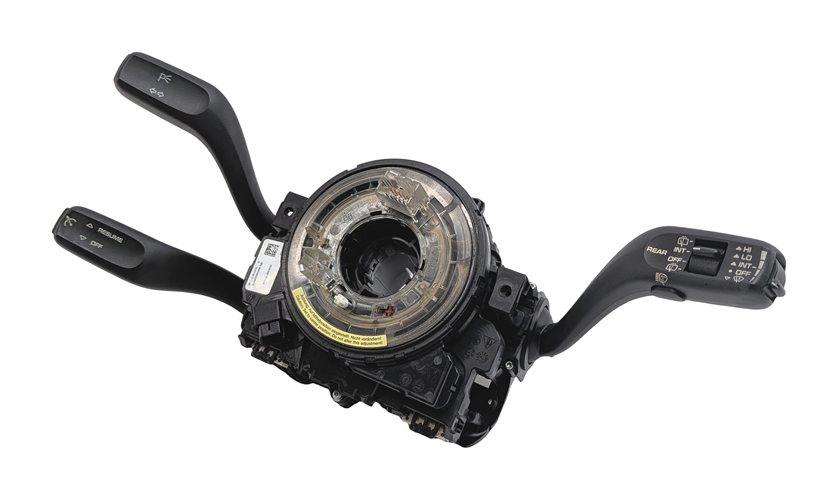 2014 PORSCHE CAYENNE (958) COLUMN COMBINATION SWITCH w/ CRUISE CLOCKSPRING