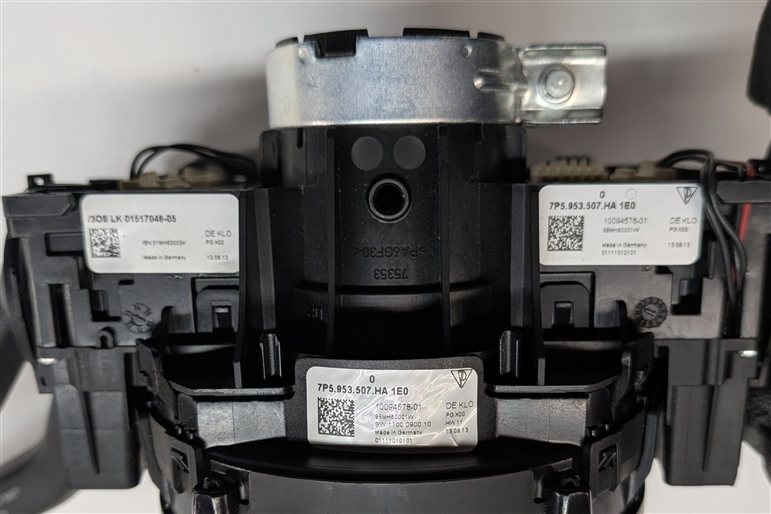 Thumbnail 8: 2014 PORSCHE CAYENNE (958) COLUMN COMBINATION SWITCH w/ CRUISE CLOCKSPRING