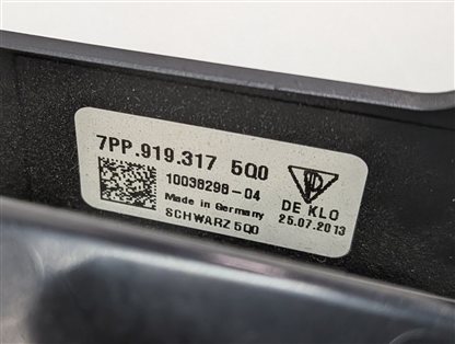 Thumbnail 9: 2014 PORSCHE CAYENNE (958) FRONT INTERIOR DOME MAP READING LIGHT LAMP