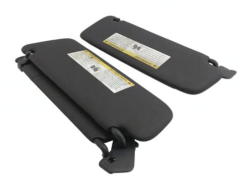2011-2014 PORSCHE CAYENNE (958) FRONT LEFT & RIGHT SUNVISOR SHADE SET 2 (Black)