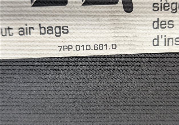 Thumbnail 4: 2011-2014 PORSCHE CAYENNE (958) FRONT LEFT & RIGHT SUNVISOR SHADE SET 2 (Black)