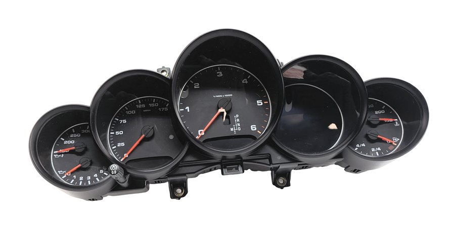 Thumbnail 3: 13-14 PORSCHE CAYENNE (958) DIESEL INSTRUMENT GAUGE CLUSTER w/COMPASS (193k)